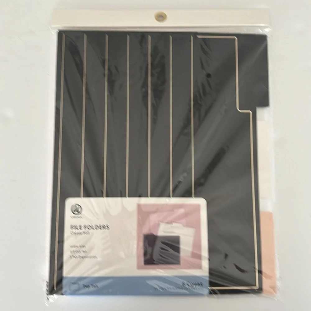 U Brand Classic Foil File Folders 2-6 Count